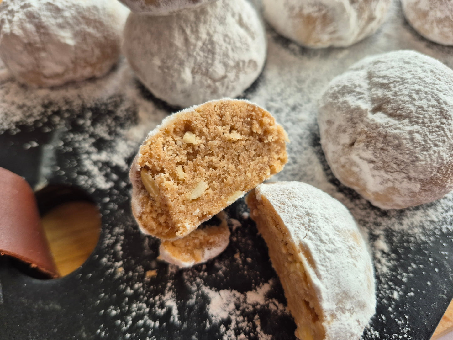 Chocolate Cocoa Snowball Cookies