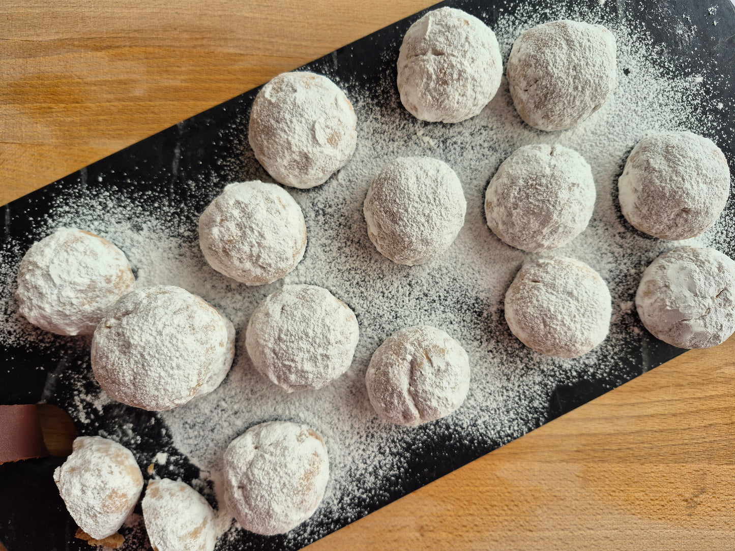 Chocolate Cocoa Snowball Cookies