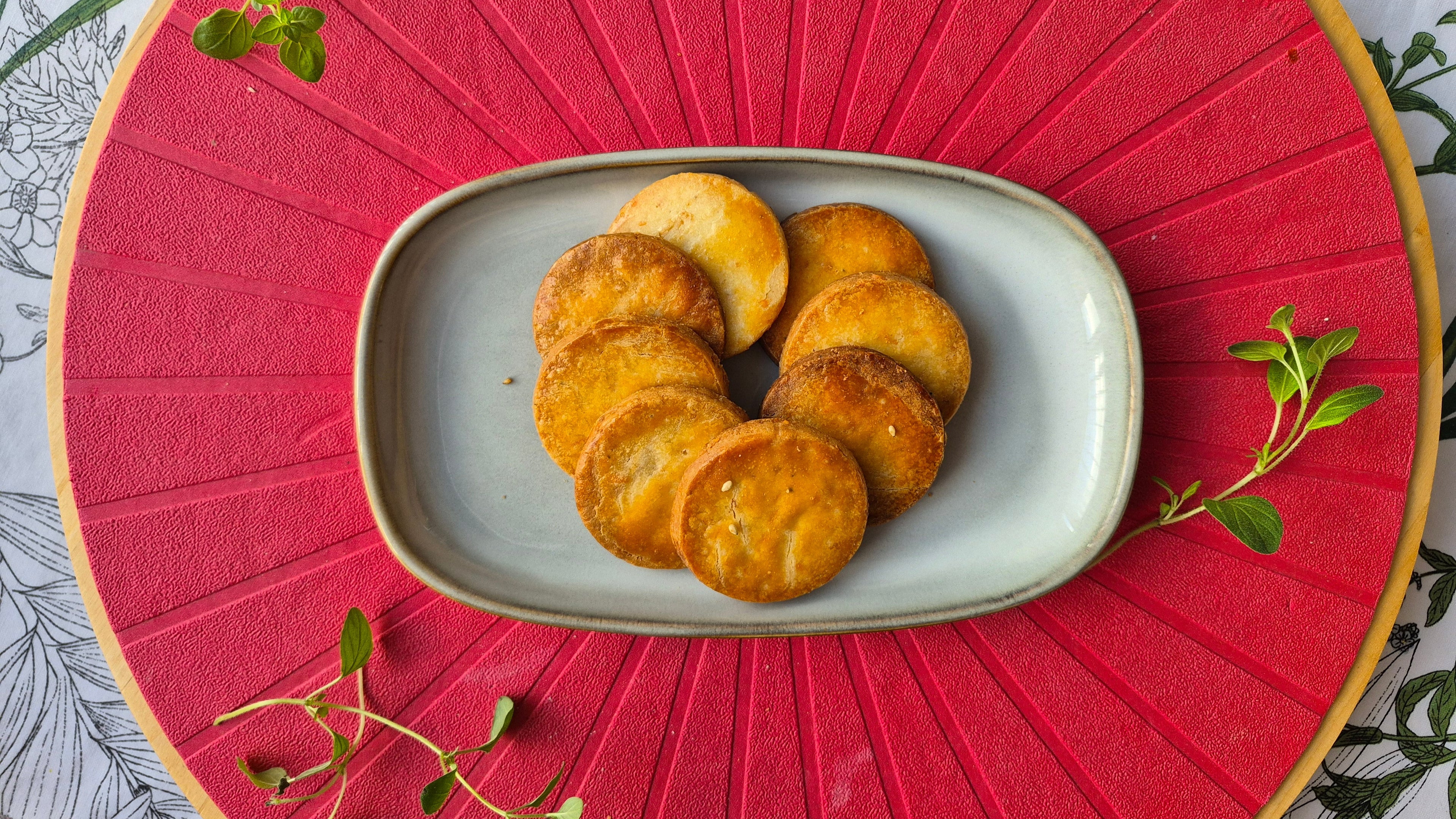 Shrimp Parmesan Cheese Crackers