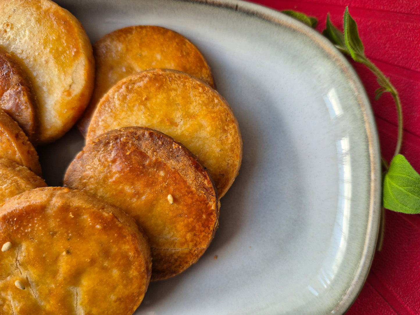 Shrimp Parmesan Cheese Crackers