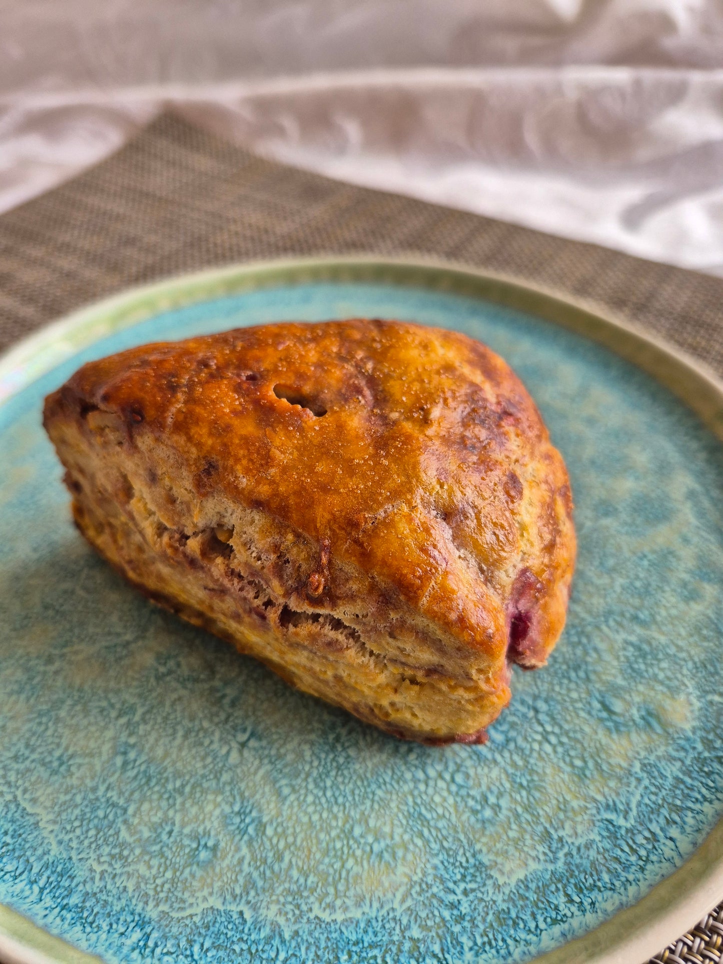 Walnut Dried Raspberry Scones