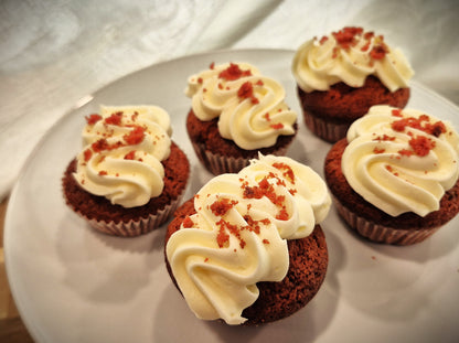 Red Velvet Cup Cake with Cream Cheese Icing