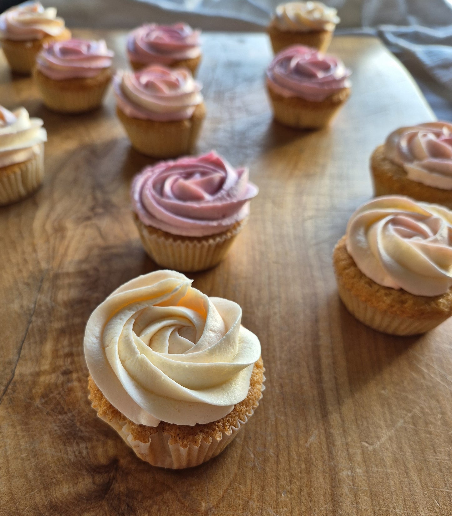 Gluten-free & Dairy-Free Vanilla Mango Bloom Cupcakes