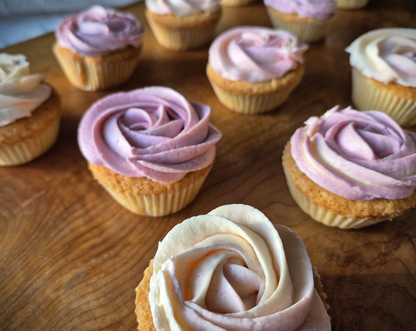 Gluten-free & Dairy-Free Vanilla Mango Bloom Cupcakes