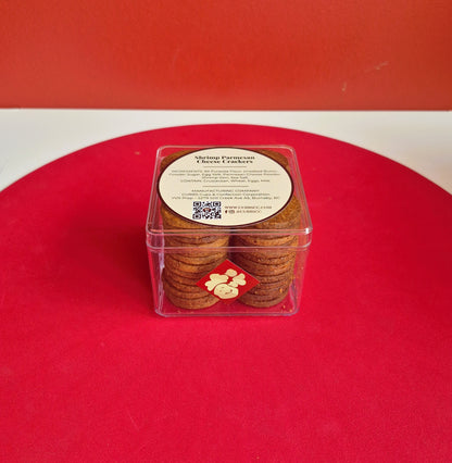 Shrimp Parmesan Cheese Crackers ( Box of 52 Pieces )