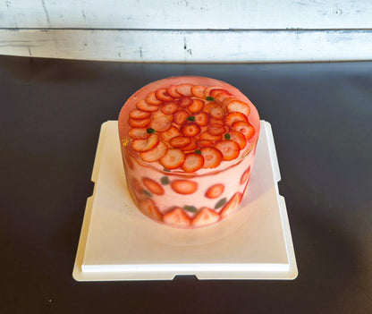 Crystal Jelly Fruit Cake  7.5"(Fruit Jelly Cake)
