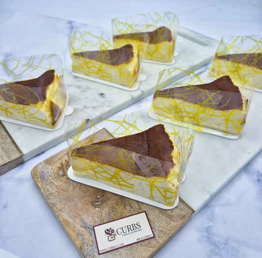 Basque Burnt Cheesecake Slice
