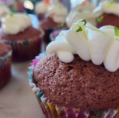 Red Velvet Cup Cake with Cream Cheese Icing