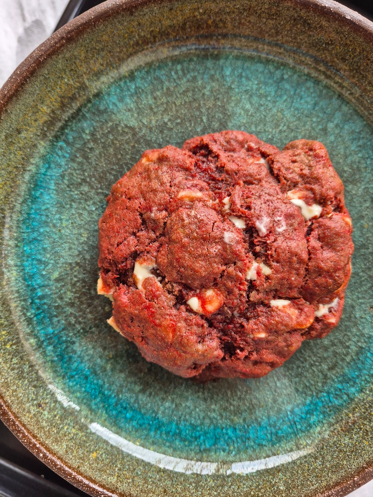 Red Velvet White Chocolate Cookies