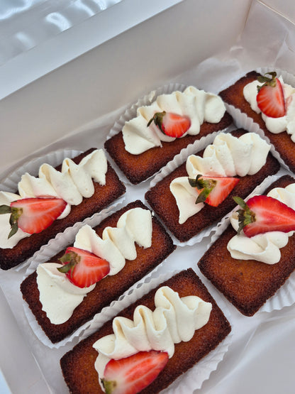 Strawberry Mascarpone Financiers — Box of 6