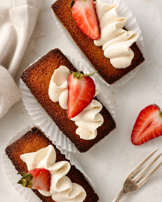 Strawberry Mascarpone Financiers — Box of 6